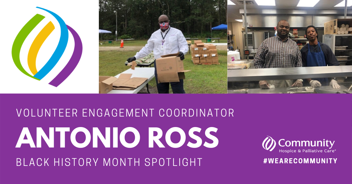 Community Hospice & Palliative Care - Black History Month Spotlight - Antonio Ross