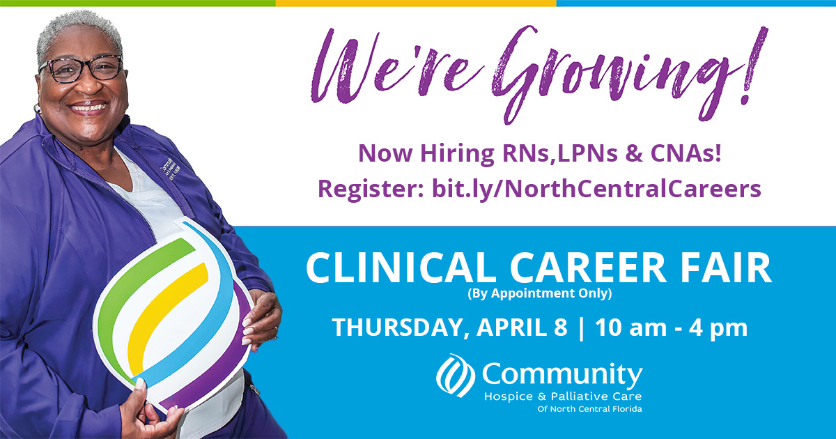 Community Hospice North Central Florida Clinical Career Fair