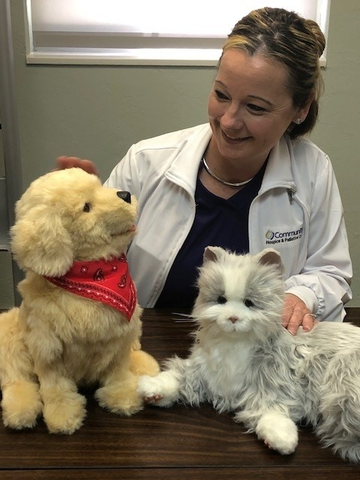 Community Hospice Robotic Pet and Nurse