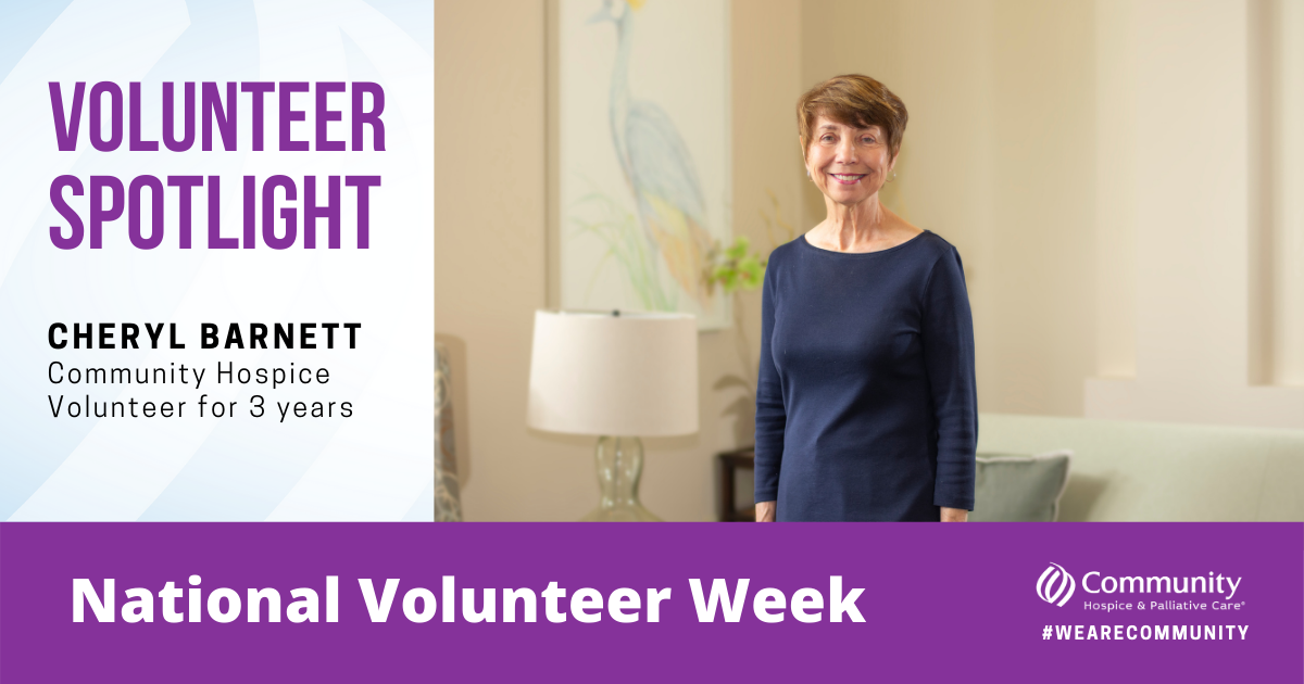 Cheryl Barnett - National Volunteer Week - Volunteer