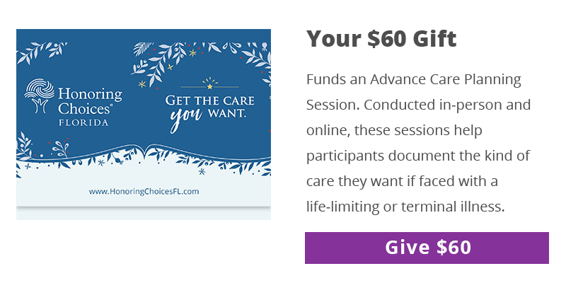 Advance Care Planning Hospice Care Employee Giving Levels