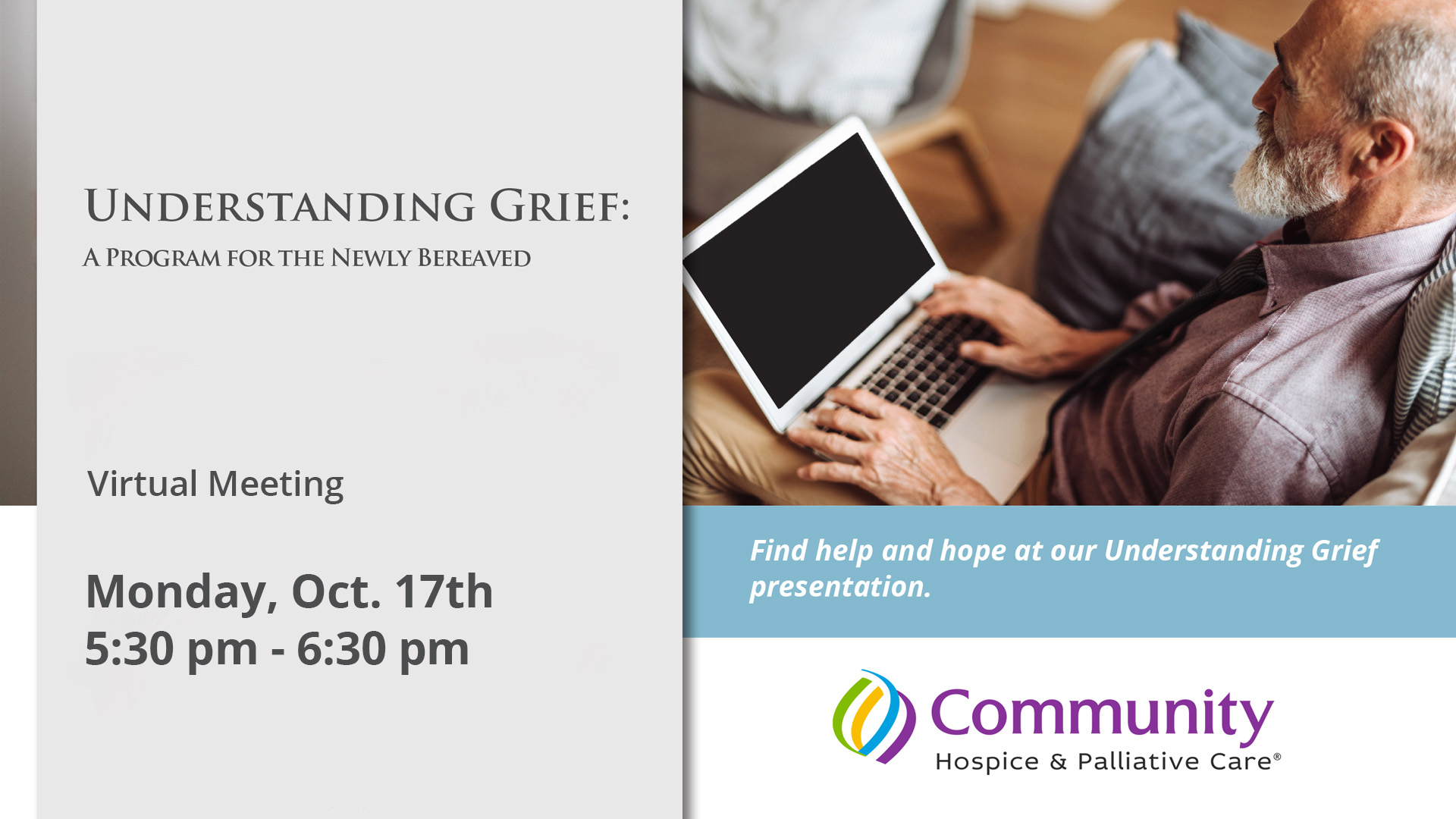 Understanding Grief - Virtual Session