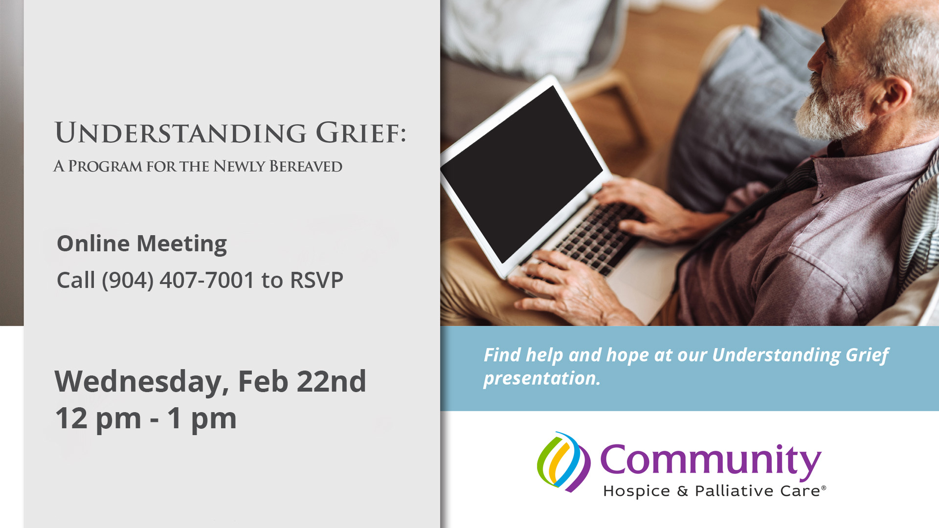 Understanding Grief Online Meeting February 22nd 2023