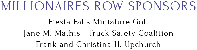 Derby Run Millionaires Row Sponsors