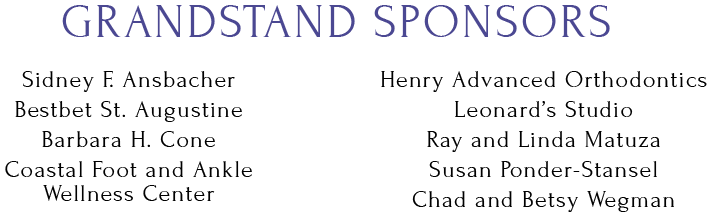 Derby Run Grandstand Sponsors