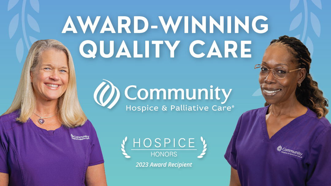 Community Hospice & Palliative Care 2023 Hospice Honors Recipient