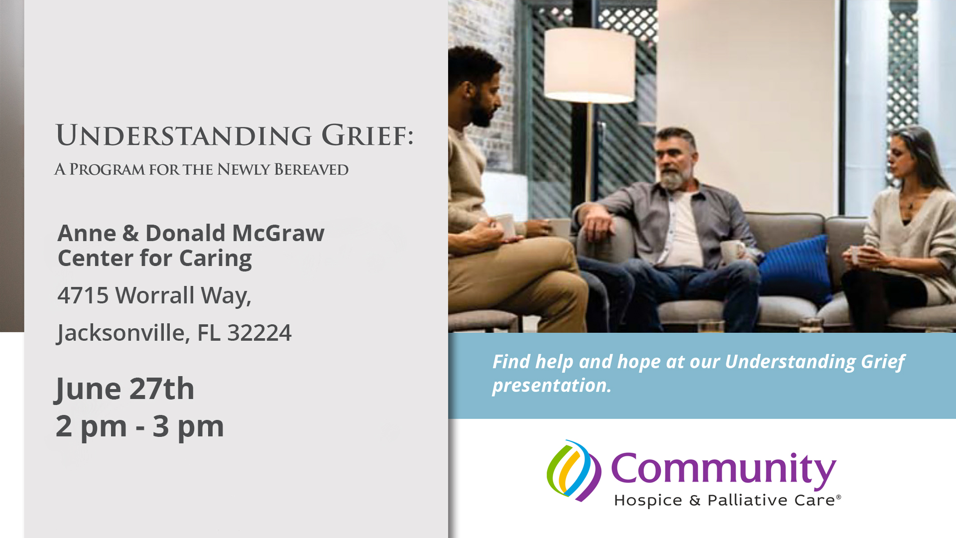 Understanding Grief Arlington and Beaches 6-27-2024