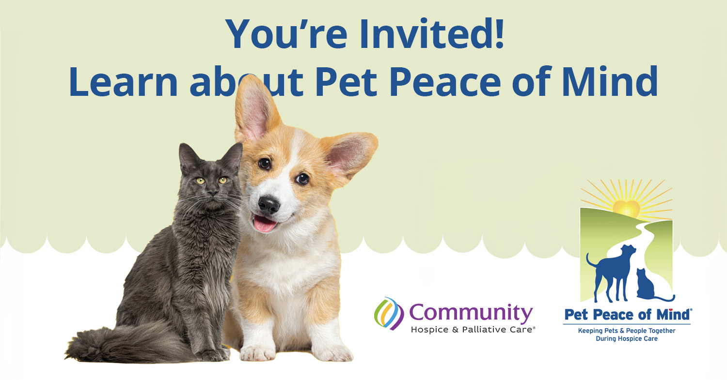You're invited! Learn about Pet Peace of Mind