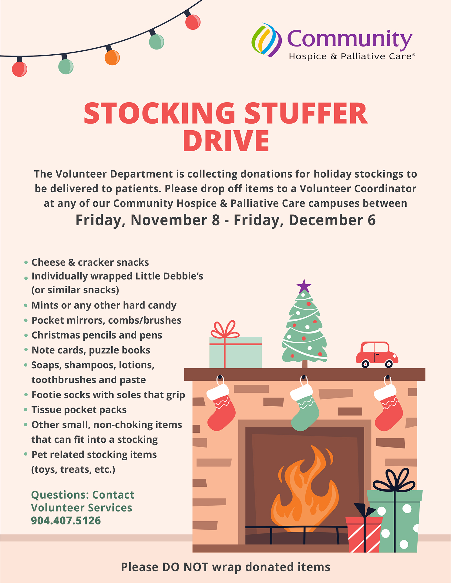 CHPC Stocking Stuffer Drive
