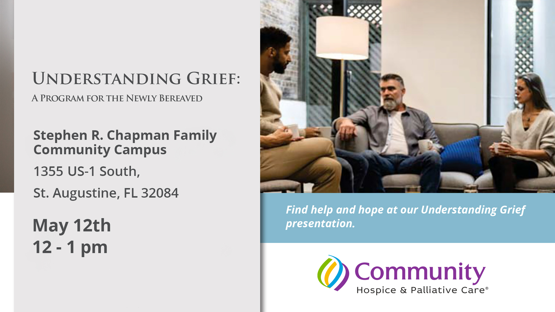 Understanding Grief St Johns 05-12-2025