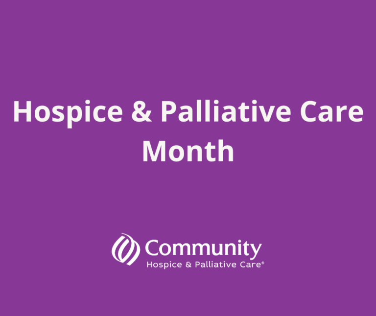 Hospice & Palliative Care Month