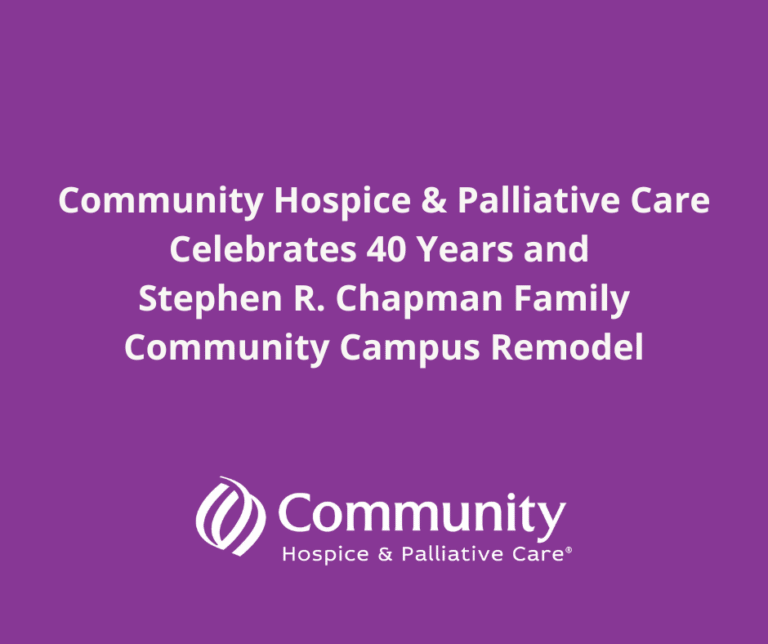 Hospice & Palliative Care Month