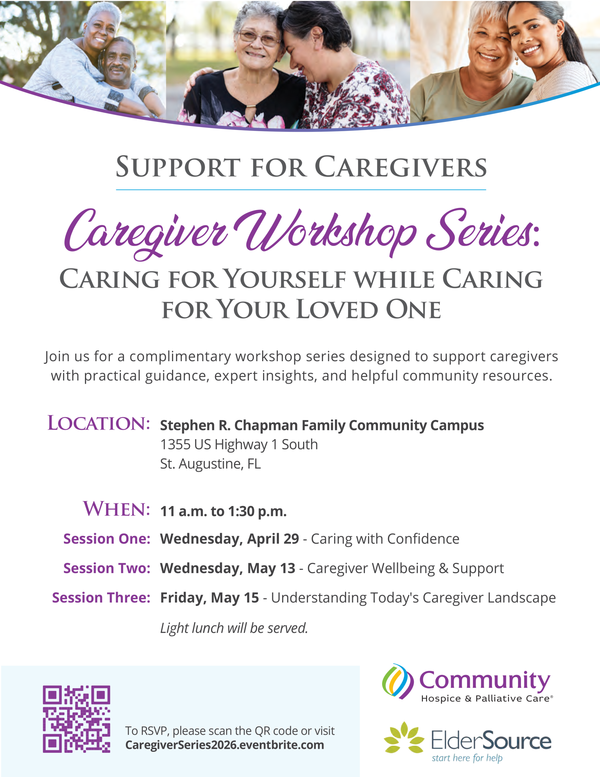 CRE Chapman Caregiver Conference Spring Series Flyer