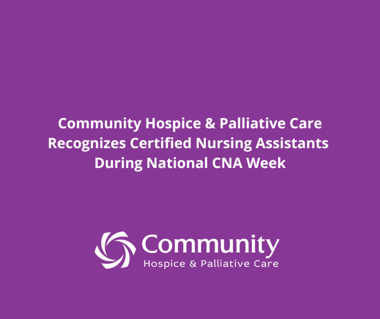Hospice & Palliative Care Month