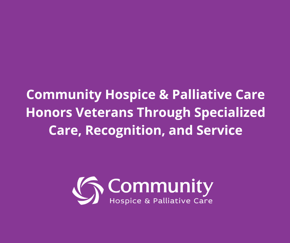 Hospice & Palliative Care Month